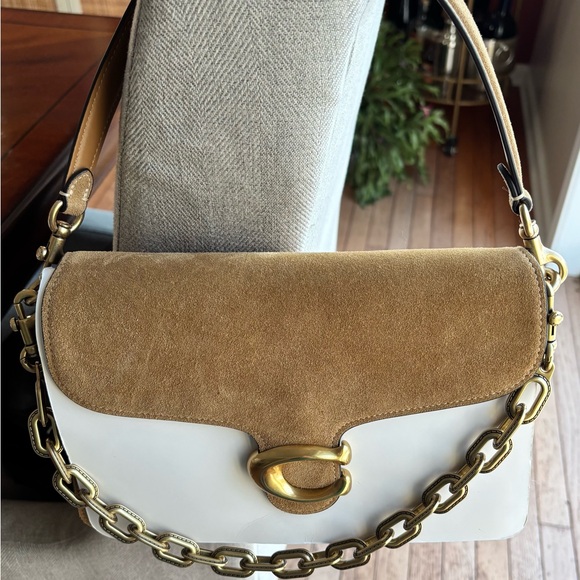 Coach Chain Tabby in Brass/Sand Bag - Picture 5 of 11